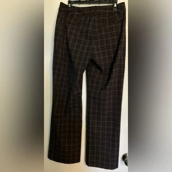 IZOD XFG Stretch golf black pink white plaid pants 5 pocket stretch snap and zip - Picture 2 of 8